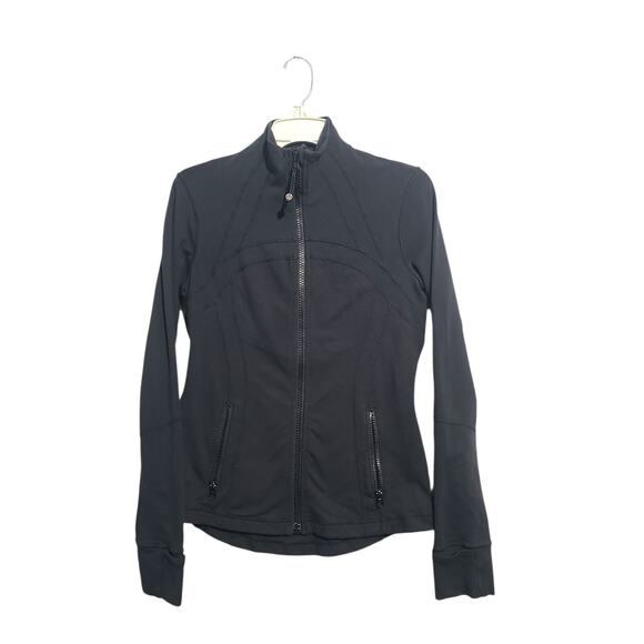 Lululemon Define Jacket Sz 10 Black Classic Zip - Picture 1 of 11